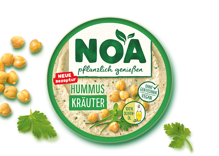NOA Aufstrich<br>Hummus Kräuter