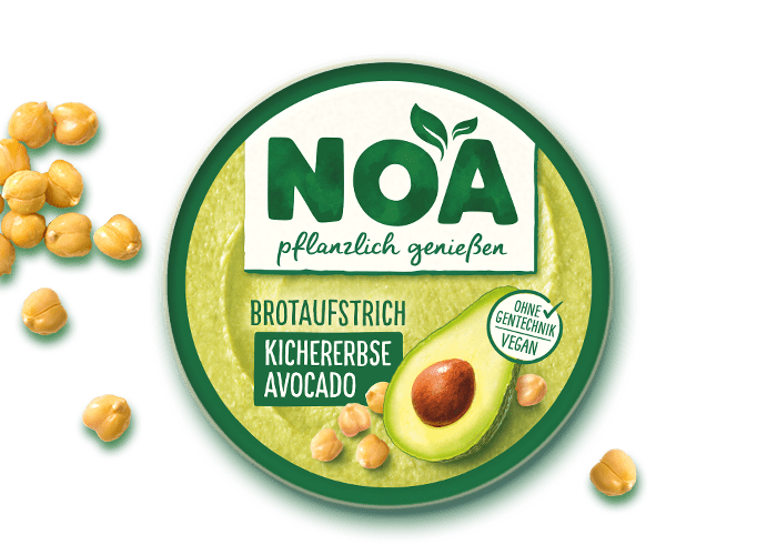 NOA Aufstrich<br>Kichererbsen-Avocado