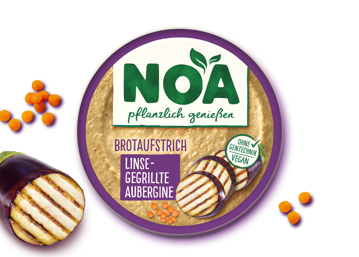 NOA Aufstrich <br>Linse - gegrillte Aubergine