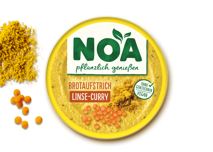 NOA Aufstrich<br>Linse-Curry