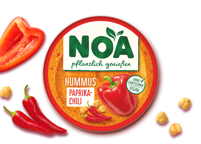 NOA Aufstrich<br>Hummus Paprika-Chili