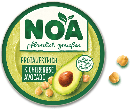 Brotaufstrich Kichererbse-Avocado