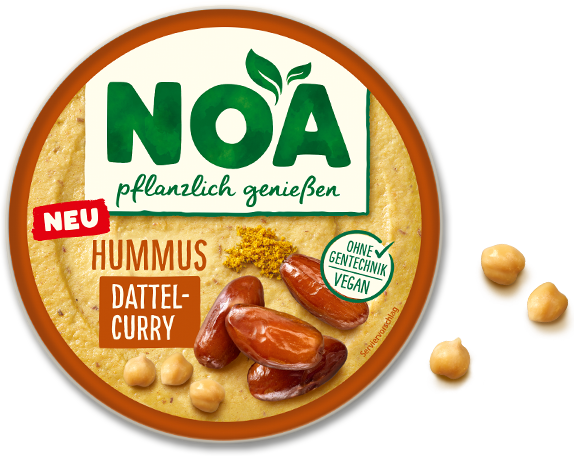 Aufstrich Hummus Dattel-Curry