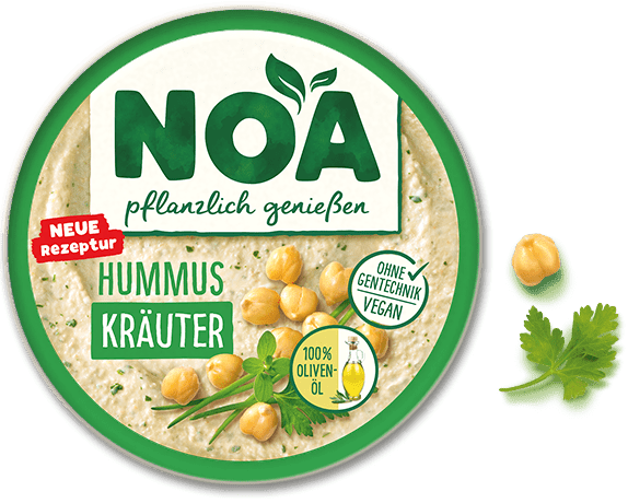 Aufstrich Hummus Kräuter