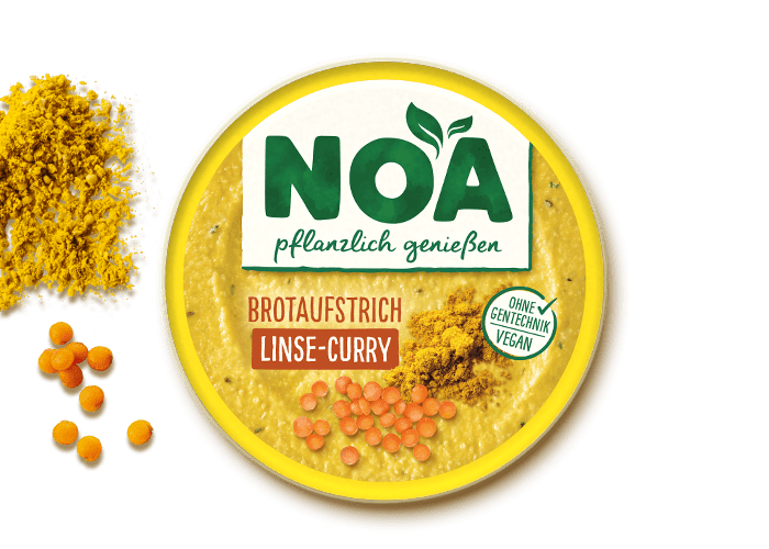 NOA Brotaufstrich<br>Linse-Curry