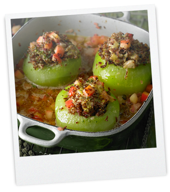 Gefüllte Kohlrabi
