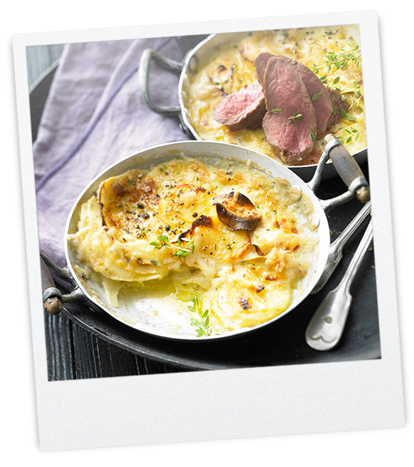 Pastinaken-Sellerie-Gratin