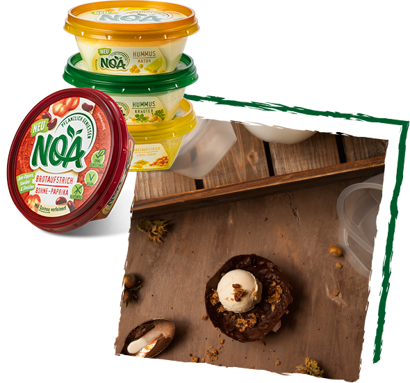 Granola-Schokoschälchen