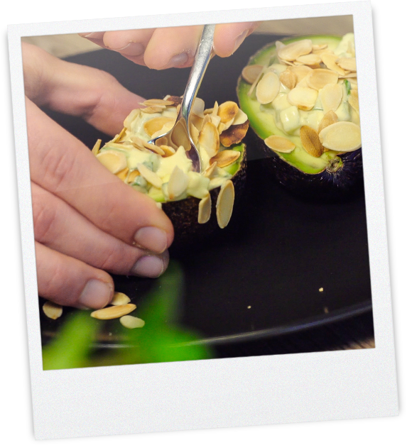 Exotische Mandel-Avocado