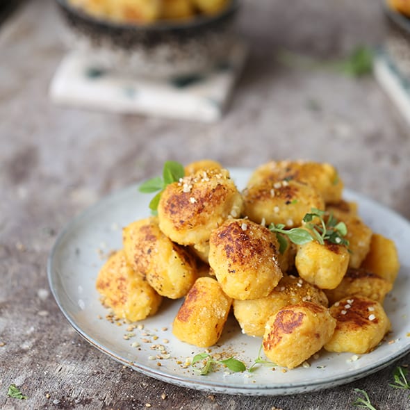 Linsen-Curry Gnocchi