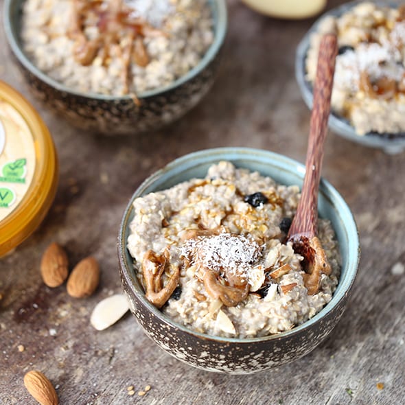 Porridge mit Apfel und Zimt