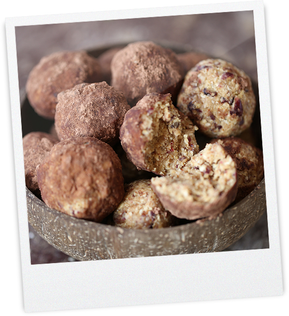 Schokoladen Bliss Balls