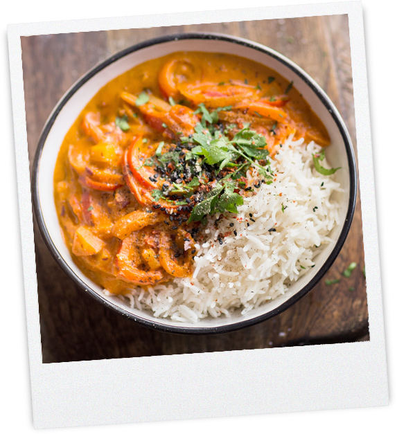 Bohne-Paprika-Curry