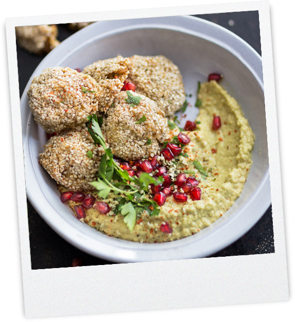 Sesam-Falafel