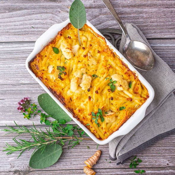 Cauliflower Mac’n’cheese