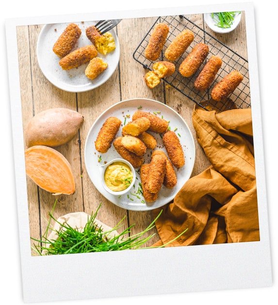 Süßkartoffelkroketten
