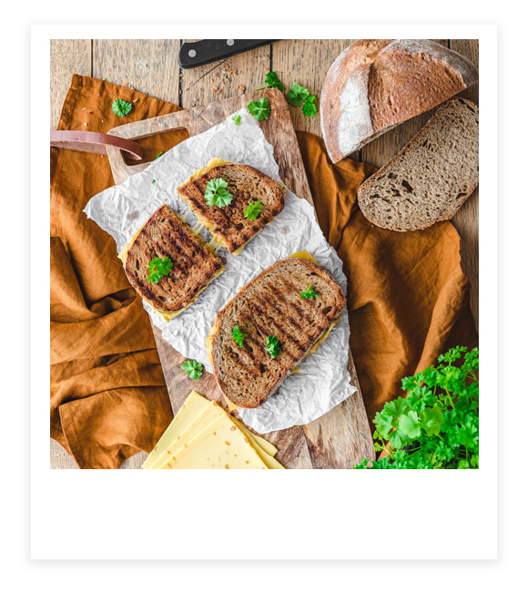 Gegrillter Käsetoast